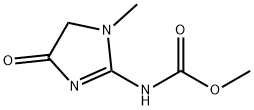 카르밤산,(4,5-디히드로-1-메틸-4-옥소-1H-이미다졸-2-일)-,메틸에스테르(9CI) 구조식 이미지