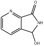 7H-Pyrrolo[3,4-b]pyridin-7-one,5,6-dihydro-5-hydroxy-(9CI) 구조식 이미지