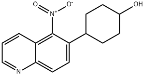 4-(5-Nitroquinolin-6-yl)cyclohexanol Structure