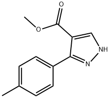 메틸5-p-톨릴피라졸-4-카르복실레이트 구조식 이미지