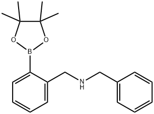 2-(N-Benzylaminomethyl)phenylboronic acid, pinacol ester Structure