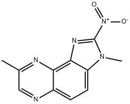 3,8-Dimethyl-2-nitro-3H-imidazo[4,5-F]quinoxaline Structure
