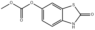 탄산,2,3-디히드로-2-옥소-6-벤조티아졸릴메틸에스테르(9CI) 구조식 이미지