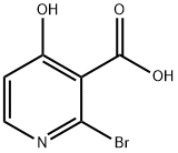 2-Bromo-4-hydroxypyridine-3-carboxylic acid 구조식 이미지