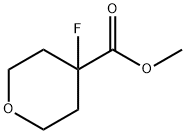 메틸4-플루오로테트라히드로-2H-피란-4-카르복실레이트 구조식 이미지