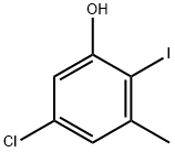 5-클로로-2-아이오도-3-메틸페놀 구조식 이미지