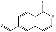 1-oxo-1,2-dihydroisoquinoline-6-carbaldehyde 구조식 이미지
