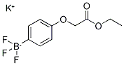 Ethyl phenoxyacetate-4-trifluoroborate potassium salt Structure