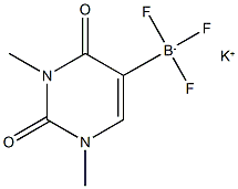1,3-Dimethyluracil-5-trifluoroborate potassium salt 구조식 이미지