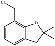 7-(CHLOROMETHYL)-2,2-DIMETHYL-2,3-DIHYDRO-1-BENZOFURAN Structure