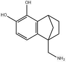 1,4-Methanonaphthalene-5,6-diol, 1-(aminomethyl)-1,2,3,4-tetrahydro- (9CI) Structure