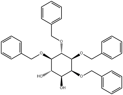 3,4,5,6-TETRAKIS(BENZYLOXY)-1,2-CYCLOHEXANEDIOL Structure