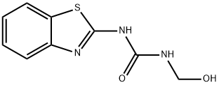 요소,N-2-벤조티아졸릴-N-(히드록시메틸)-(9CI) 구조식 이미지