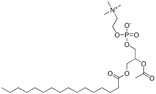 3,5,9-Trioxa-4-phosphapentacosan-1-aminium,7-(acetyloxy)-4-hydroxy-N,N,N-trimethyl-10-oxo-,innersalt,4-oxide(9CI] Structure