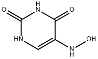 2,4(1H,3H)-Pyrimidinedione, 5-(hydroxyamino)- (9CI) 구조식 이미지