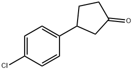 3-(4-CHLOROPHENYL)CYCLOPENTANONE Structure