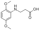 B-알라닌,N-(2,5-디메톡시페닐)- 구조식 이미지