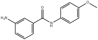 3-AMINO-N-(4-METHOXYPHENYL)BENZAMIDE Structure