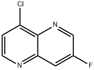 8-Chloro-3-fluoro-1,5-naphthyridine Structure