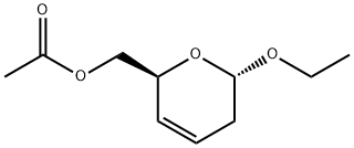 2H-Pyran-2-methanol,6-ethoxy-5,6-dihydro-,acetate,(2S-trans)-(9CI) Structure