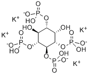 DL-INS 1,3,4,5-TETRAKISPHOSPHATE TETRAPOTASSIUM SALT Structure