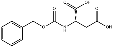 N-Carbobenzyloxy-L-aspartic acid 구조식 이미지