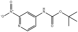 tert-부틸2-니트로피리딘-4-일카르바메이트 구조식 이미지