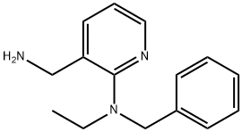 N-[3-(Aminomethyl)-2-pyridinyl]-N-benzyl-N-ethylamine Structure