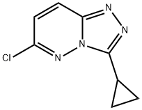 6-Chloro-3-cyclopropyl-[1,2,4]triazolo[4,3-b]pyridazine 구조식 이미지