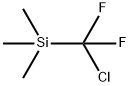 (chlorodifluoroMethyl)triMethylsilane 구조식 이미지