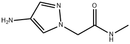 2-(4-amino-1H-pyrazol-1-yl)-N-methylacetamide(SALTDATA: 1.74HCl 0.19H2O) Structure