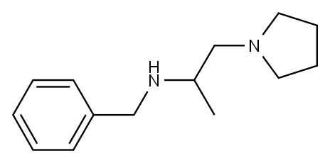N-BENZYL-1-(1-PYRROLIDINYL)-2-PROPANAMINE Structure