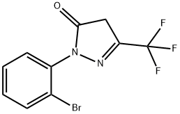 1-(2-Bromophenyl)-3-(trifluoromethyl)-1H-pyrazol-5-ol Structure