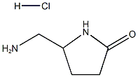 5-(아미노메틸)피롤리딘-2-온염산염 구조식 이미지