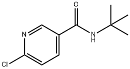 6-Chloro-N-tert-butylnicotinamide 구조식 이미지