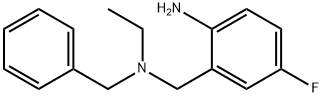 2-{[Benzyl(ethyl)amino]methyl}-4-fluoroaniline Structure