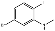 5-브로모-2-플루오로-N-메틸아닐린 구조식 이미지