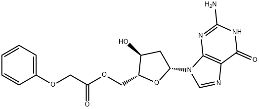 N2-PHENOXYACETYL-2'-DEOXYGUANOSINE 구조식 이미지