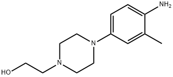 2-[4-(4-Amino-3-methylphenyl)-1-piperazinyl]-1-ethanol Structure