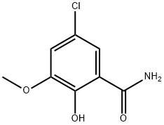 5-chloro-2-hydroxy-3-MethoxybenzaMide Structure