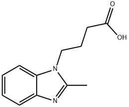 4-(2-METHYL-1H-BENZIMIDAZOL-1-YL)BUTANOIC ACID Structure