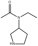 3-(N-ACETYL-N-ETHYLAMINO)PYRROLIDINE Structure