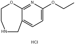 8-에톡시-2,3,4,5-테트라히드로피리도[3,2-f][1,4]옥사제핀염산염 구조식 이미지