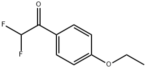 에타논,1-(4-에톡시페닐)-2,2-디플루오로-(9CI) 구조식 이미지