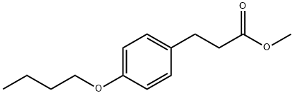 메틸3-(4-부톡시페닐)프로피오네이트 구조식 이미지