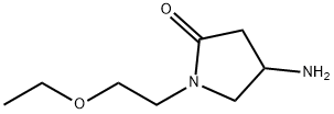 4-Amino-1-(2-ethoxyethyl)-2-pyrrolidinone 구조식 이미지