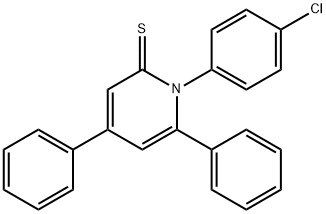 1-(4-Chlorophenyl)-4,6-diphenyl-2(1H)-pyridinethione Structure