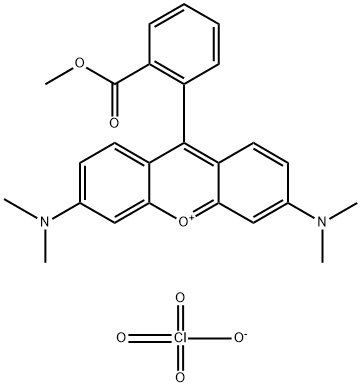 TETRAMETHYLRHODAMINE METHYL ESTER PERCHLORATE 구조식 이미지