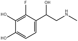 1,2-Benzenediol, 3-fluoro-4-[1-hydroxy-2-(methylamino)ethyl]- (9CI) Structure