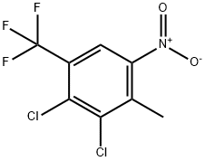 2,3-디클로로-4-트리플루오로메틸-6-니트로톨루엔 구조식 이미지